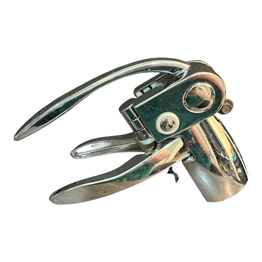 Vinturi Traditional Lever Wine Opener Corkscrew Foil Cutter Silver V9030 Boxed